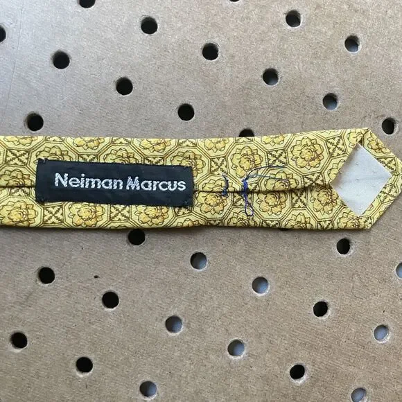 Versace Neck Tie Men Gold Baroque Medusa AOP Silk Gianni Handmade Italy RARE